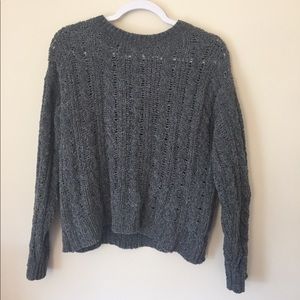 Grey Knit Sweater AE